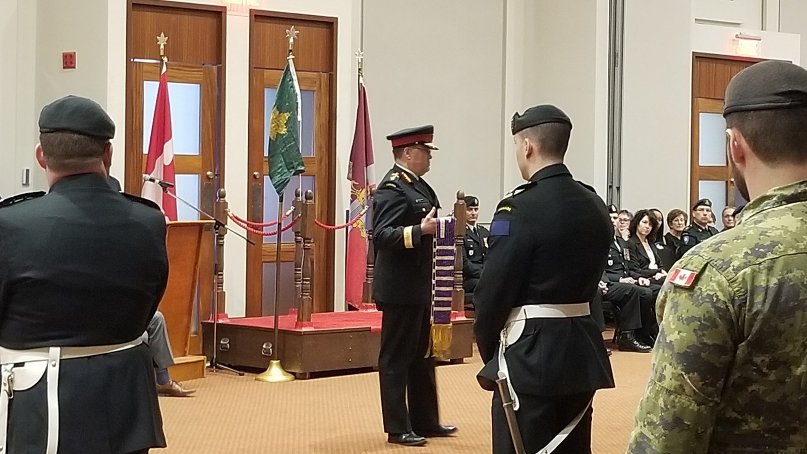 Trois honneurs de bataille pour le Régiment de la Chaudière