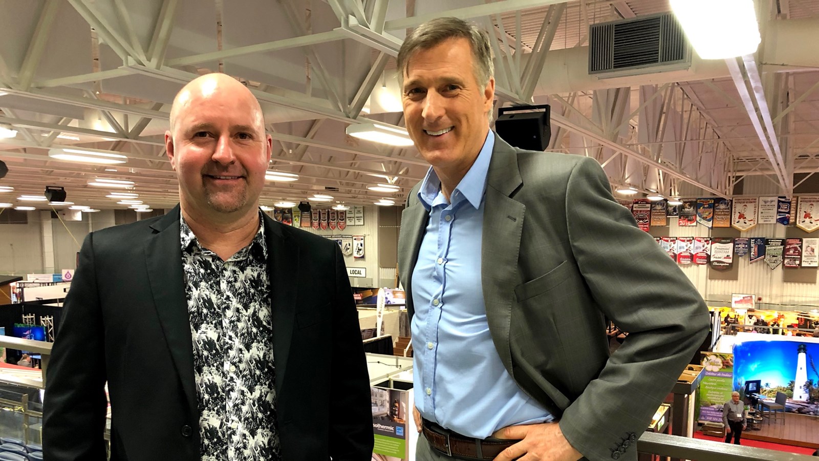 Le député Maxime Bernier était présent pour l'événement.