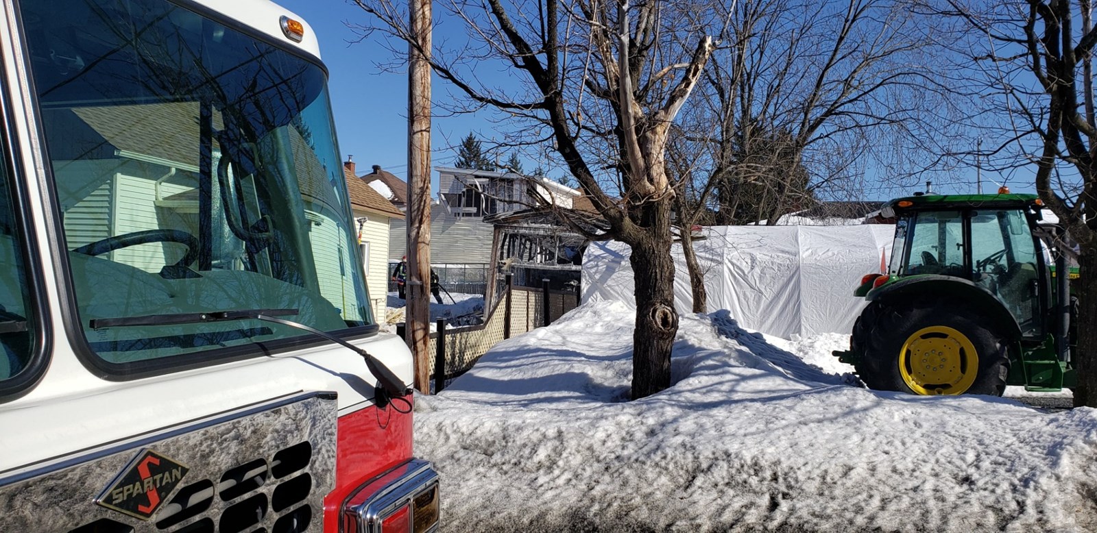 Un incendie sur la 14e rue Ouest à St-Georges