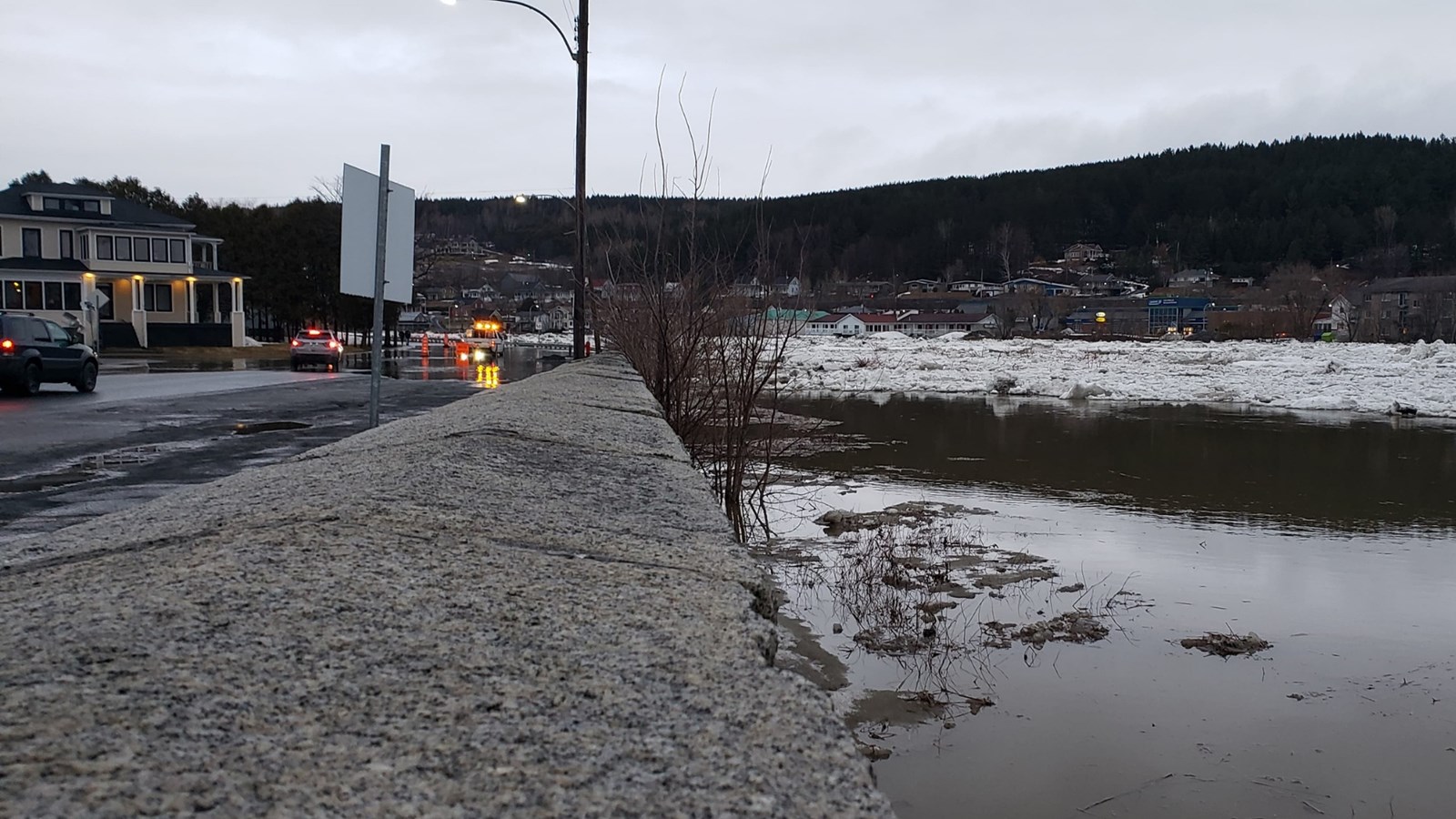 Inondations printanières : Beauceville et St-Joseph le niveau de la rivière en hausse