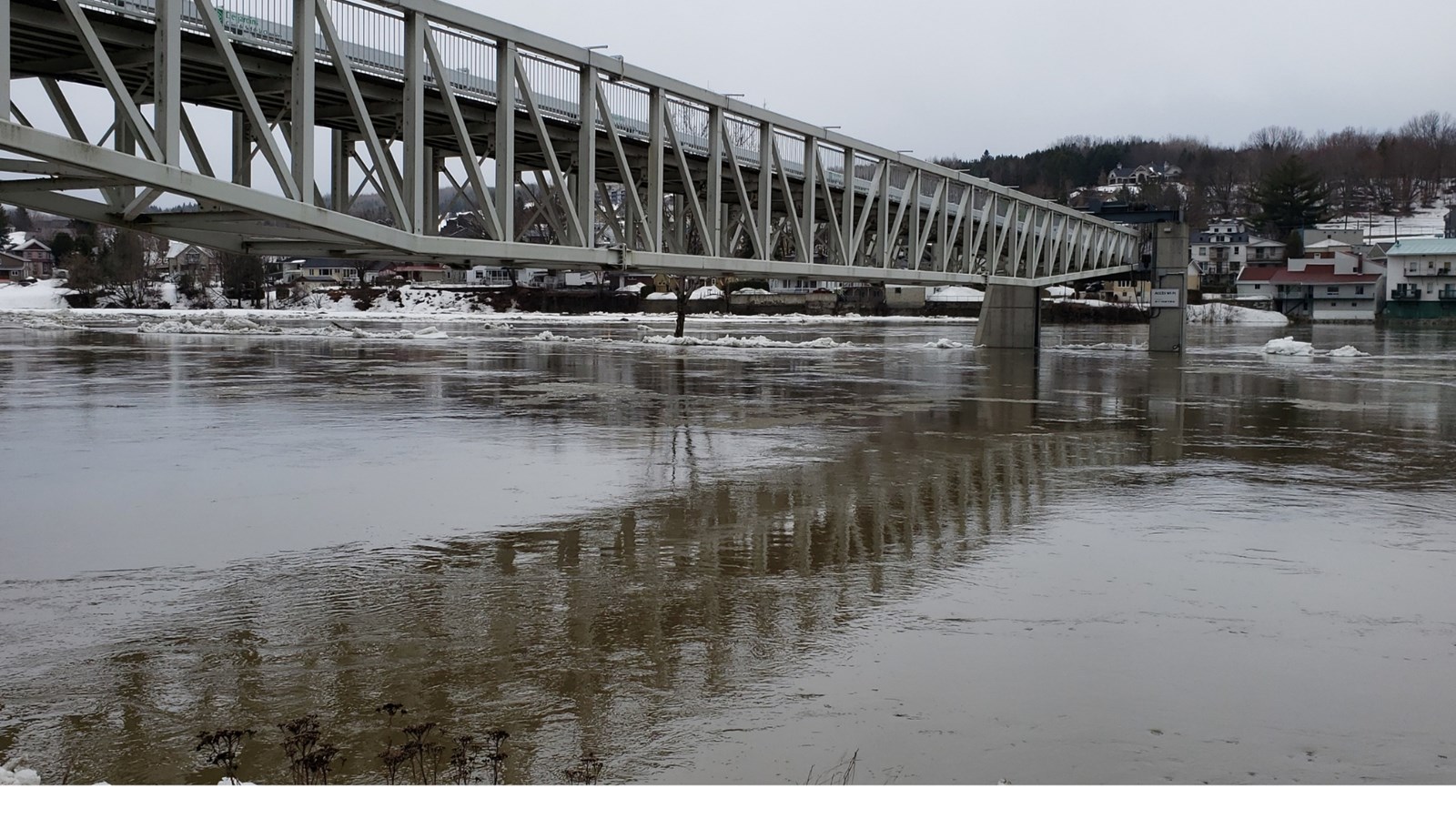 Inondations printanières : Beauceville et St-Joseph le niveau de la rivière en hausse