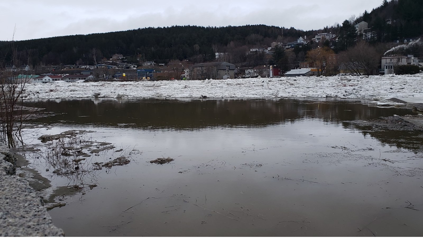 Inondations printanières : Beauceville et St-Joseph le niveau de la rivière en hausse