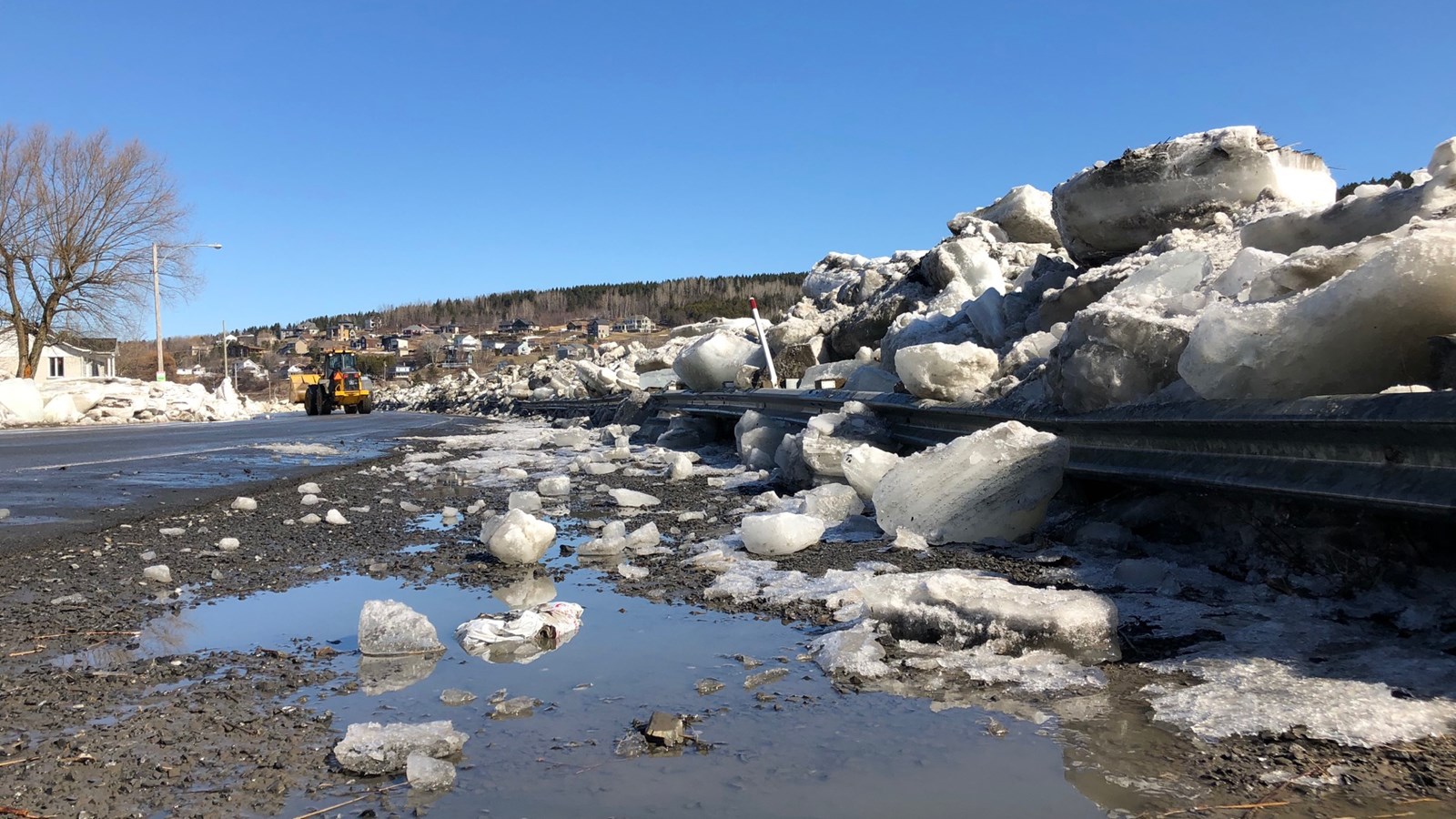 L'embâcle a quitté le secteur du Rocher à Beauceville