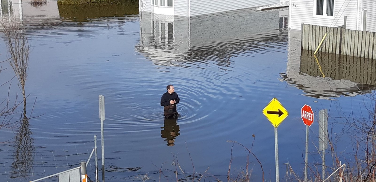Inondations : une crue de 100 ans à Sainte-Marie