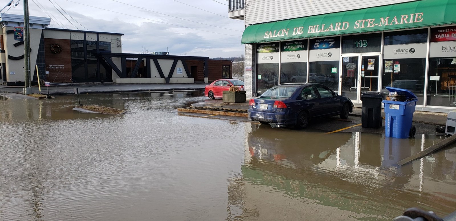 Inondations : une crue de 100 ans à Sainte-Marie