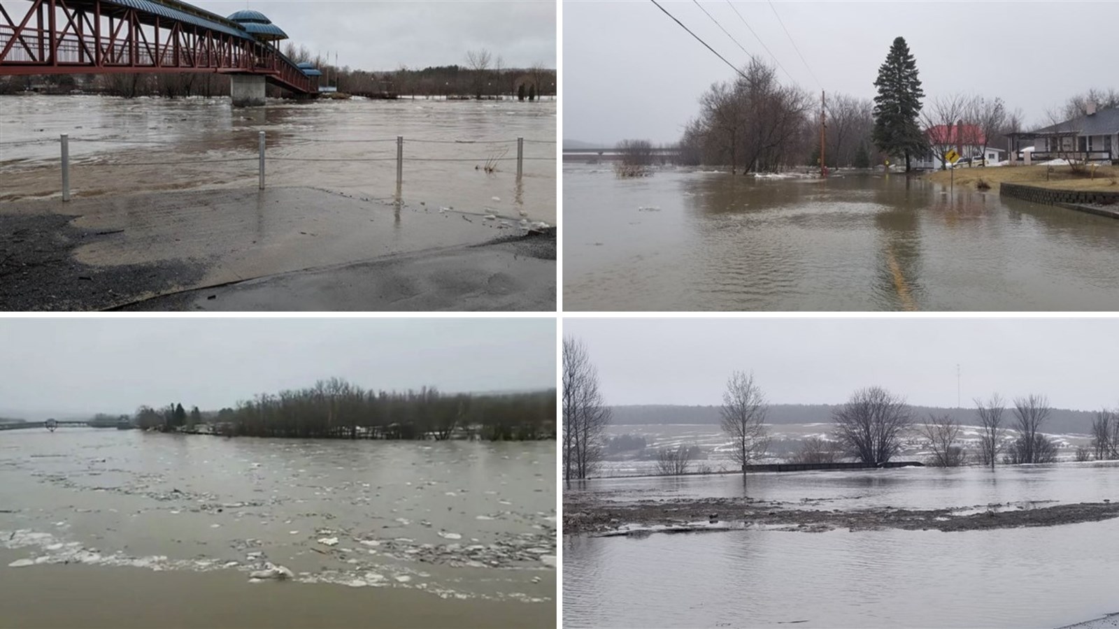 Inondations printanières : état Saint-Georges, Beauceville et Notre-Dames-des-Pins