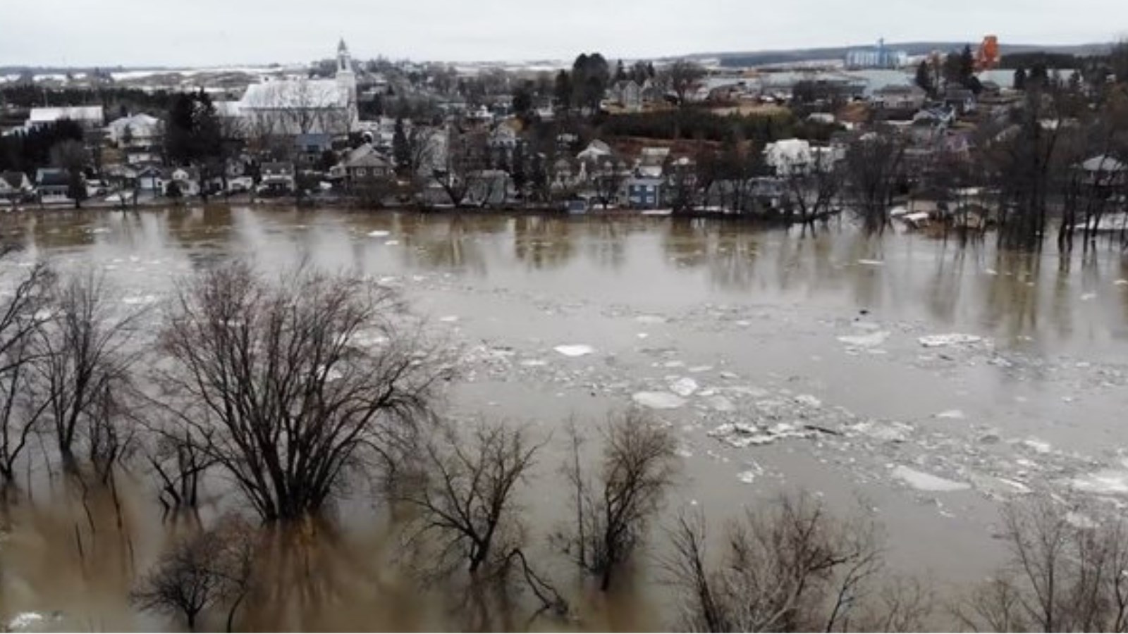 La Municipalité de Scott a été durement touchée par les inondations.