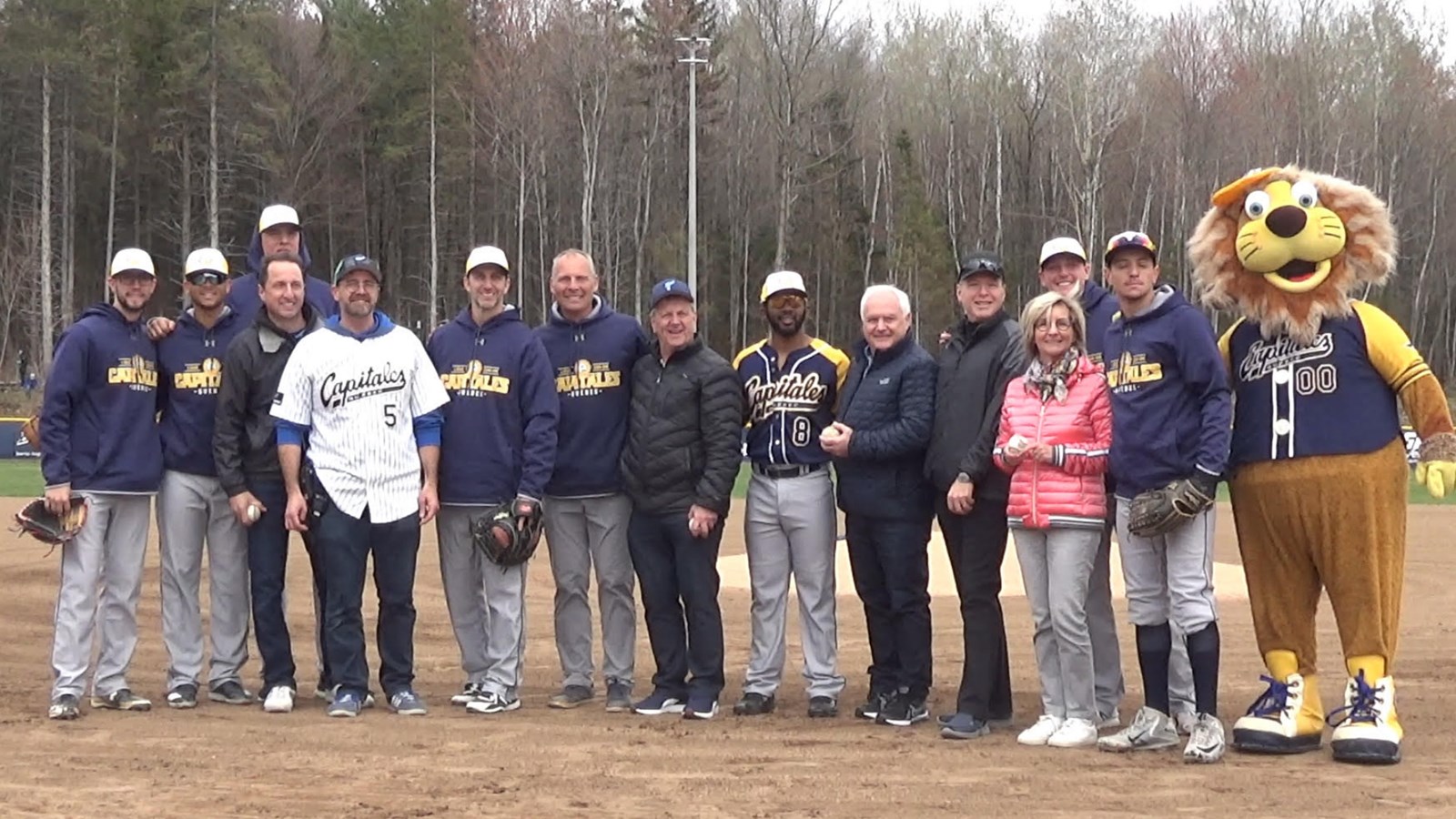Pascal Goyette présente l'inauguration du Stade Julien-Faucher