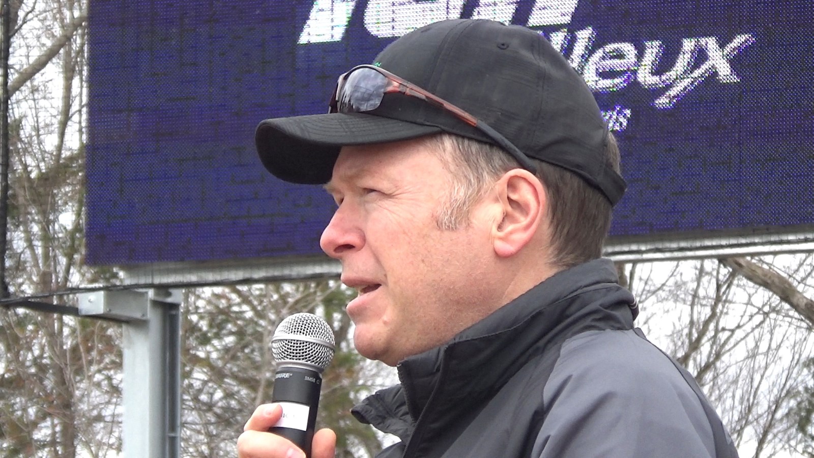 Pascal Goyette présente l'inauguration du Stade Julien-Faucher