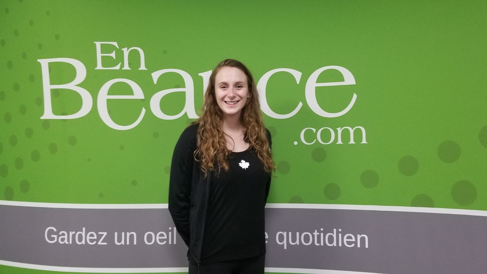 Andrée-Anne Côté est passée au bureau pour l'entrevue