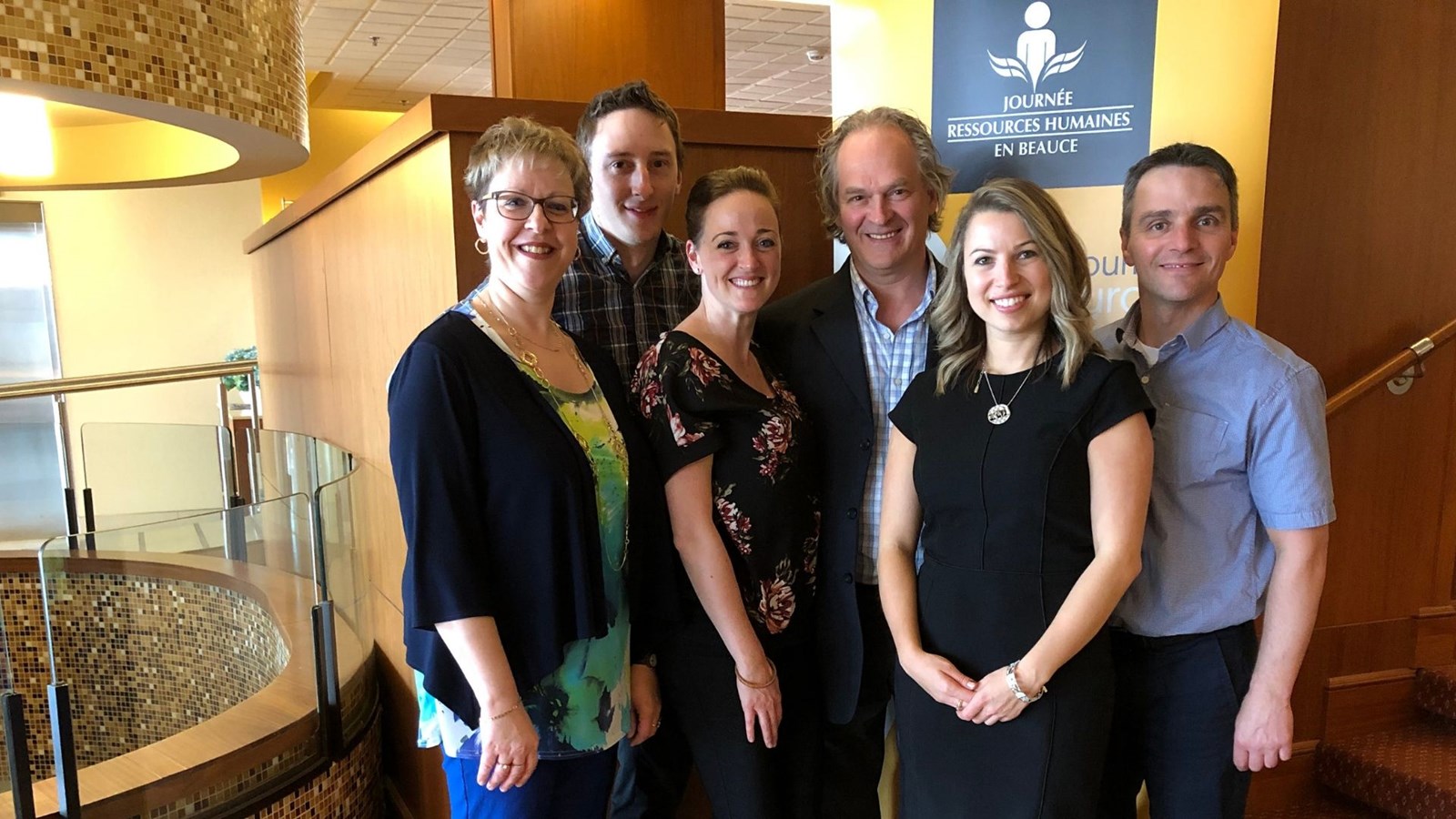Maryse LaRochelle, Maxime Bolduc-Poulin, Kate Kirouac , Vincent Lessard , Anne-Marie Lessard  et Marco Fortier 
