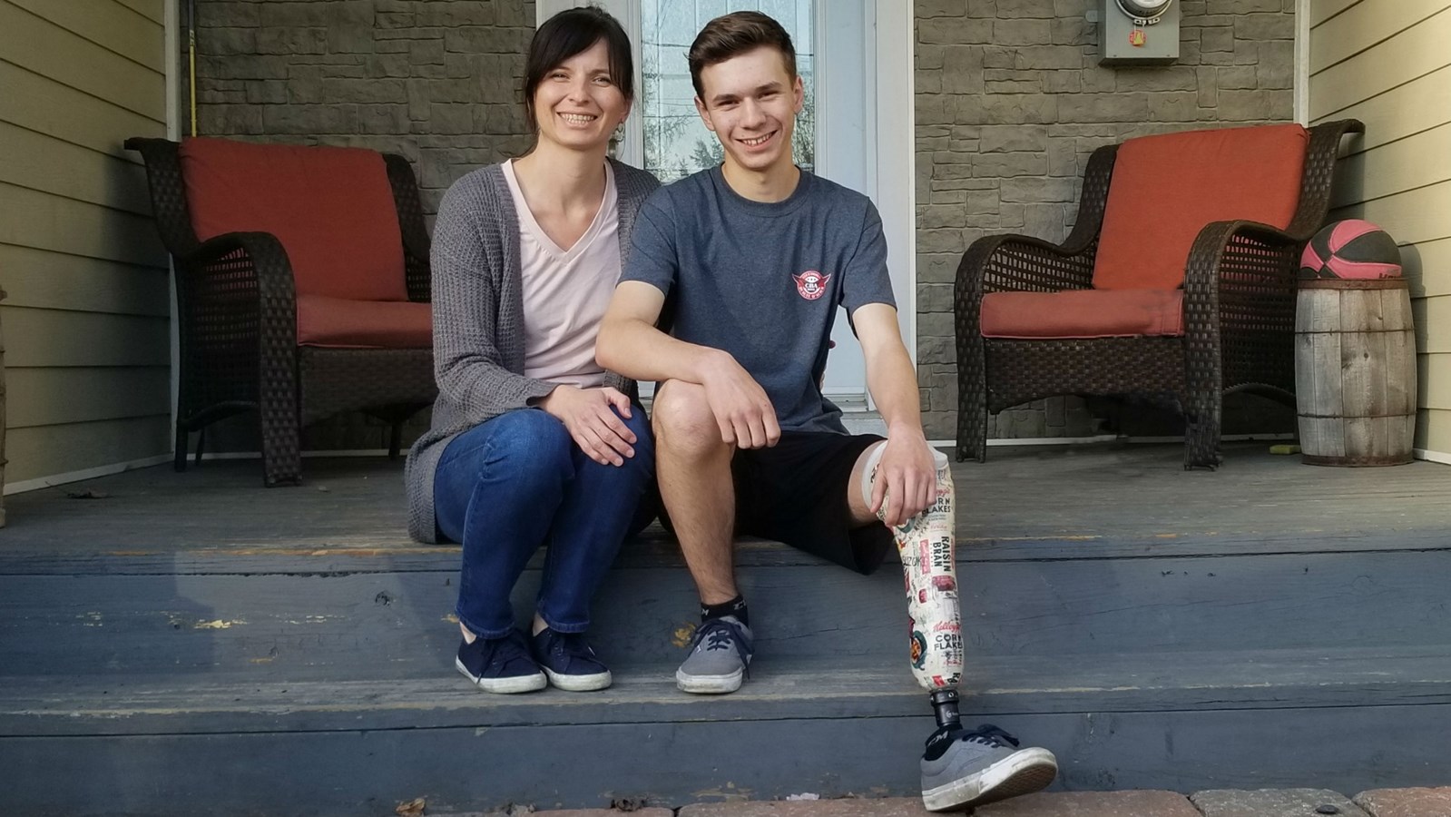 Zachary Genesse et sa mère, Julie Lévesque