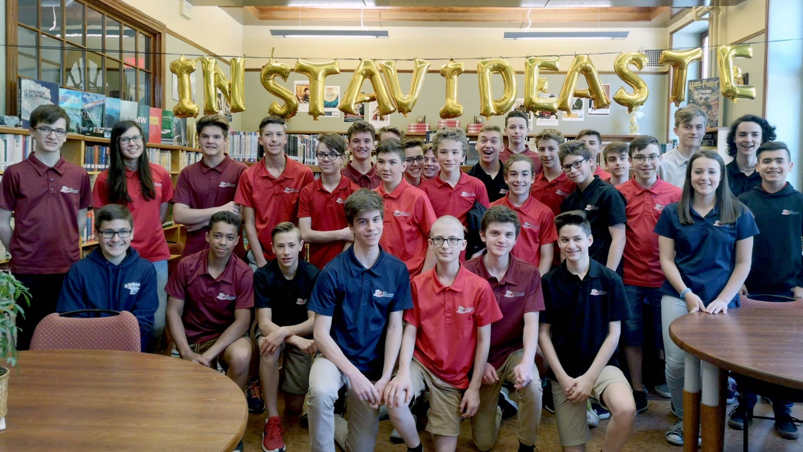 Les élèves de l'École Jésus-Marie de Beauceville qui ont participé.