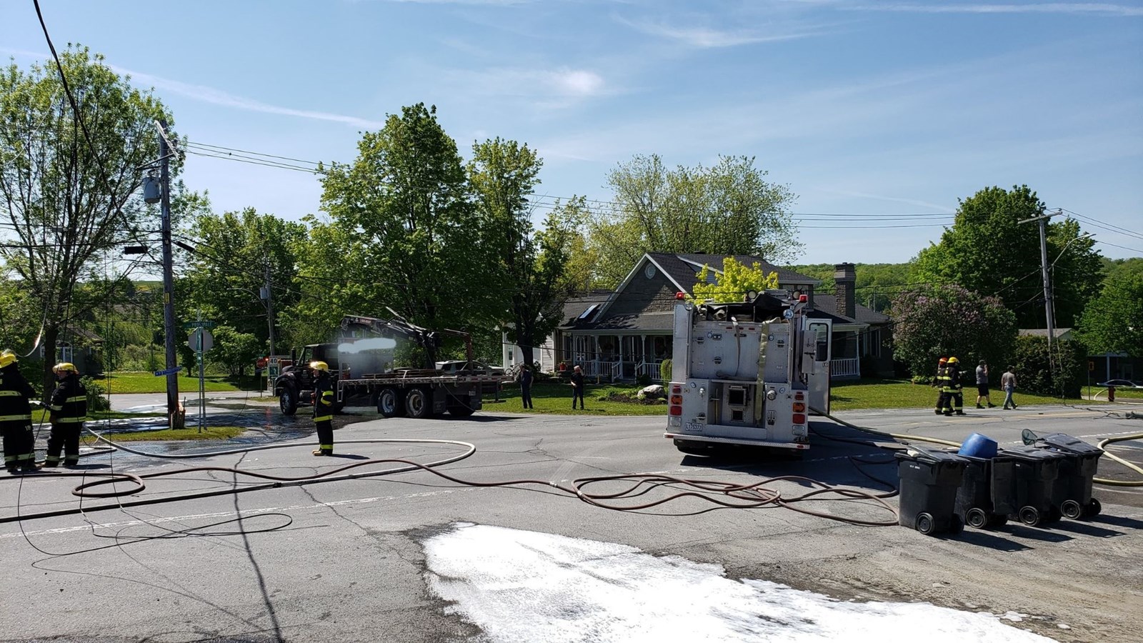 Début d'incendie d'une résidence de St-Victor sur la rue Principale