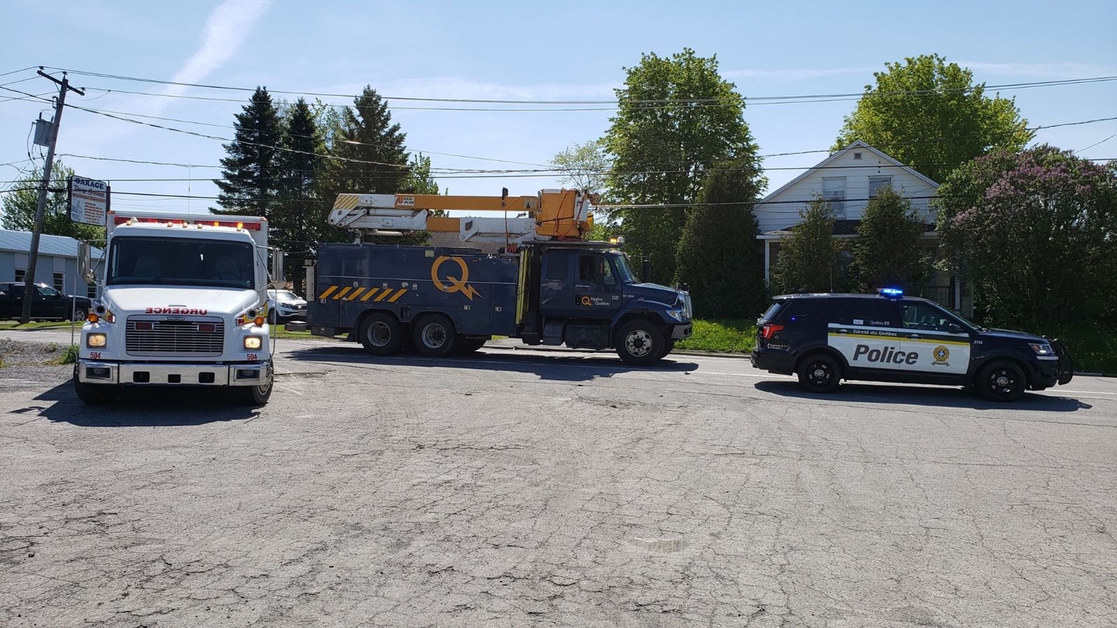 Début d'incendie d'une résidence de St-Victor sur la rue Principale