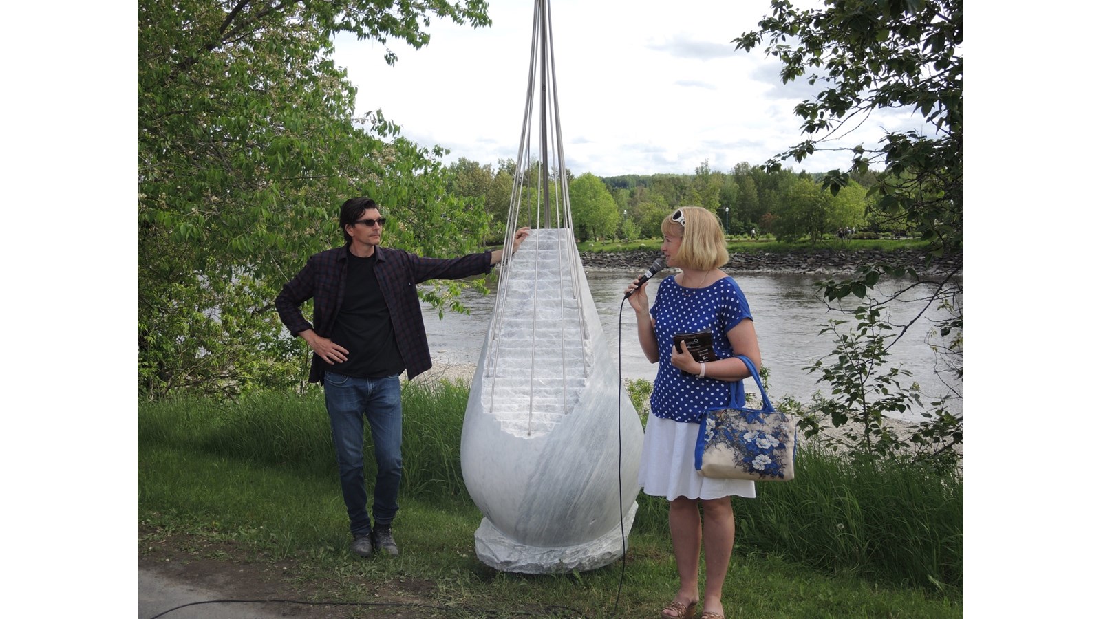 10 nouvelles sculptures peuplent les berges de la Chaudière