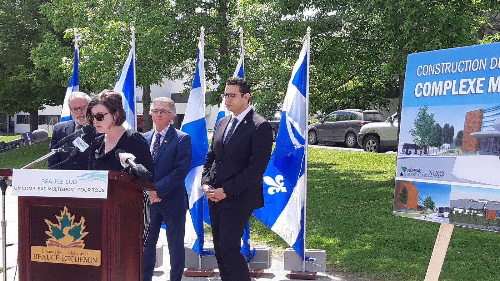 Cassiopée Dubois, Claude Morin, Charles-Henri Lecours, Samuel Poulin