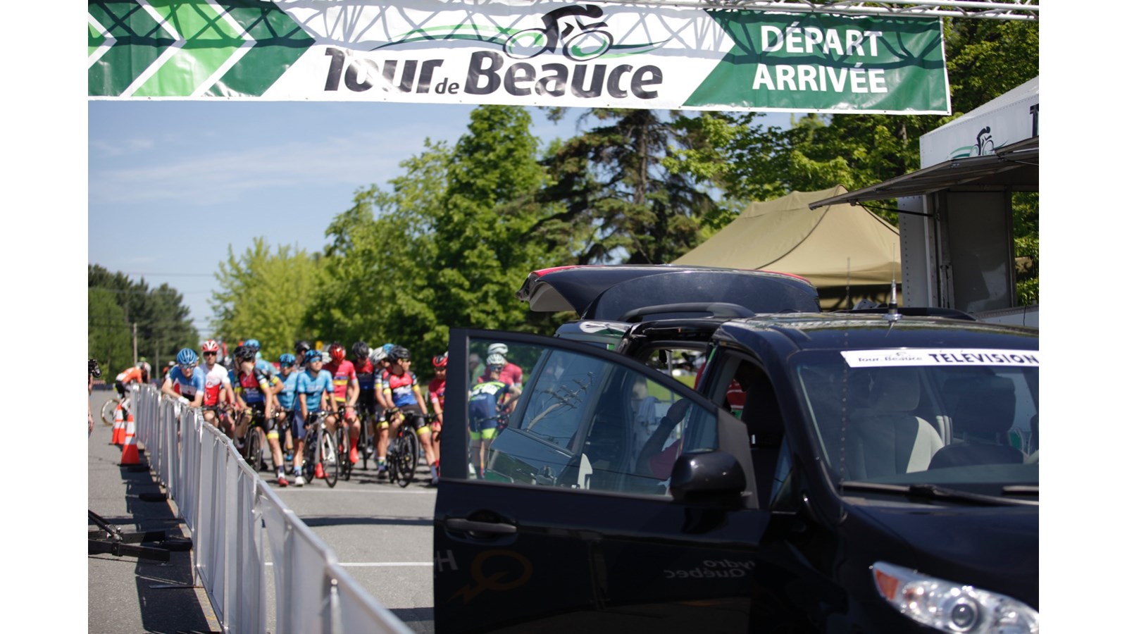 C'est un départ pour le Tour de Beauce ! 