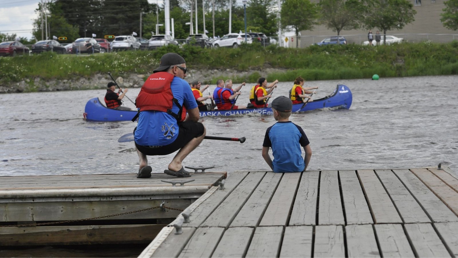 Le Défi rabaska St-Georges Ford a réuni petits et grands sur le bord de la rivière