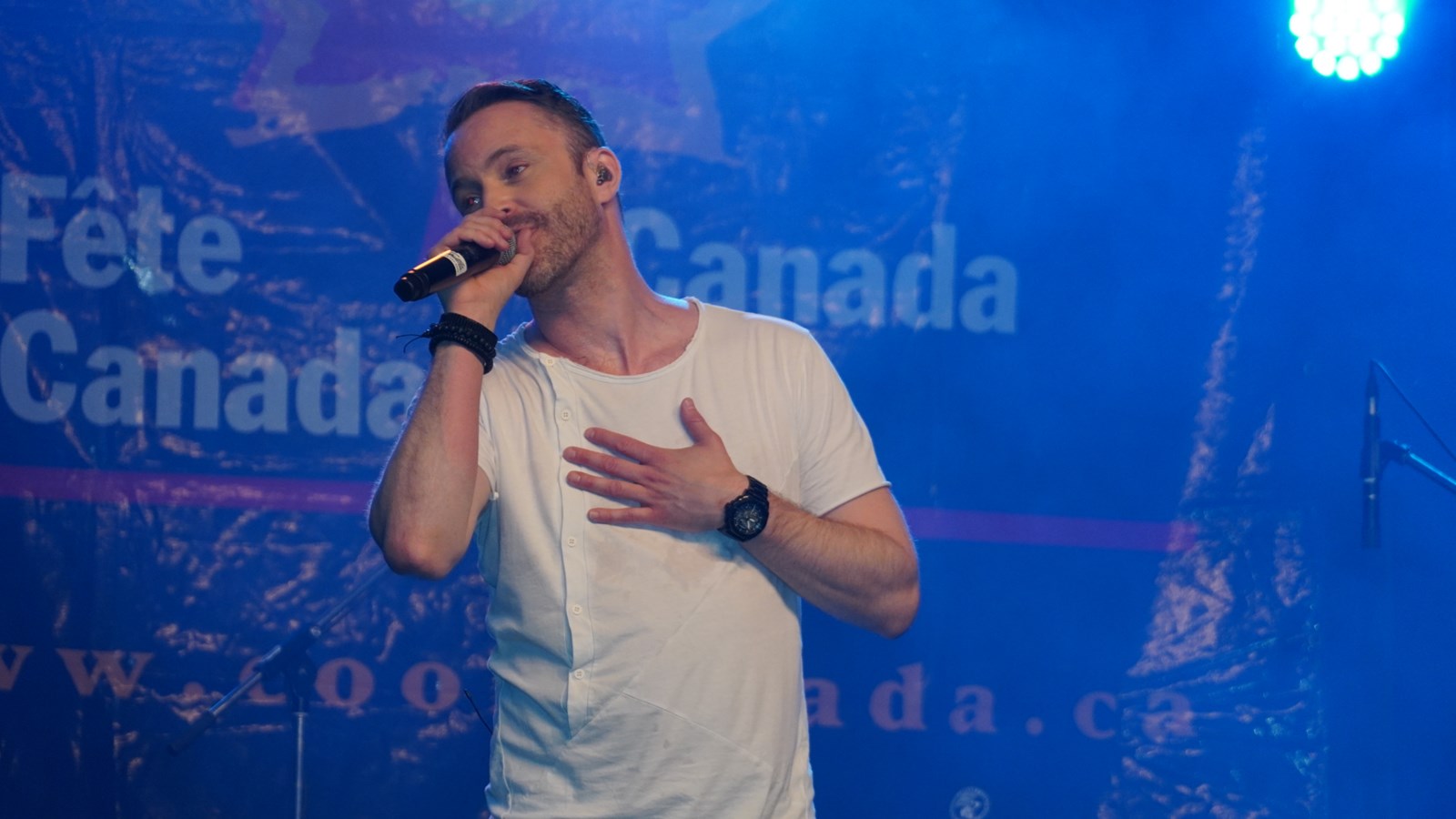 Pascal Goyette présente les Festivités de la fête du Canada à St-Georges
