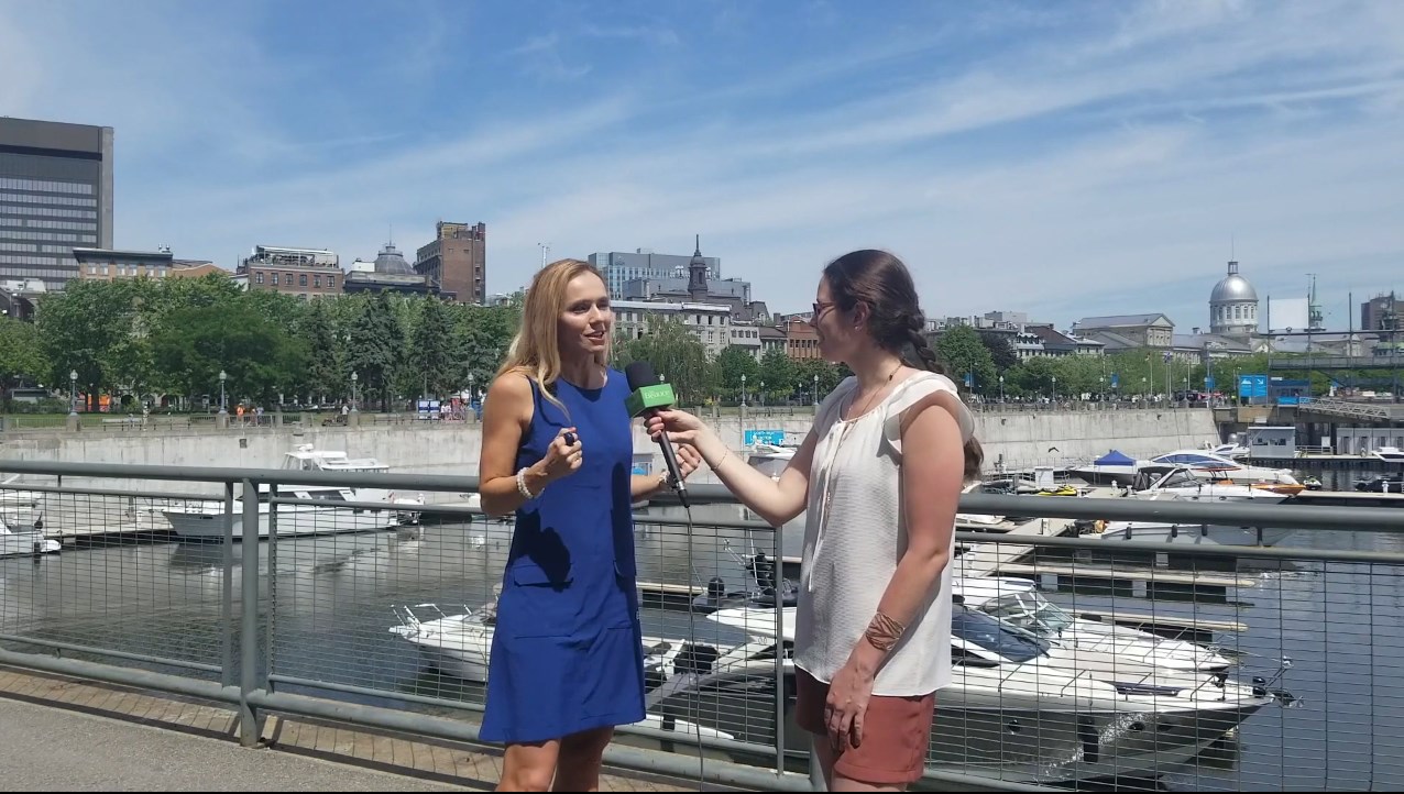 Marie-Andrée Poulin a discuté avec passion de la Coupe Femina avec notre journaliste