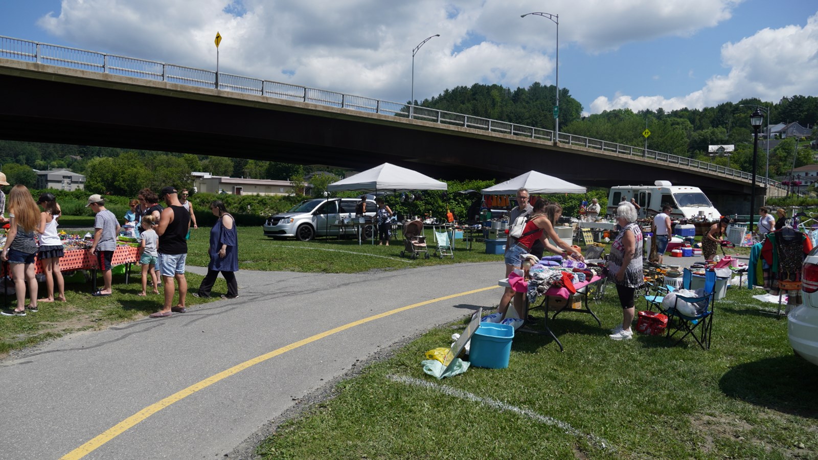 Pascal Goyette présente le Grand marché sur l'île Ronde à Beauceville