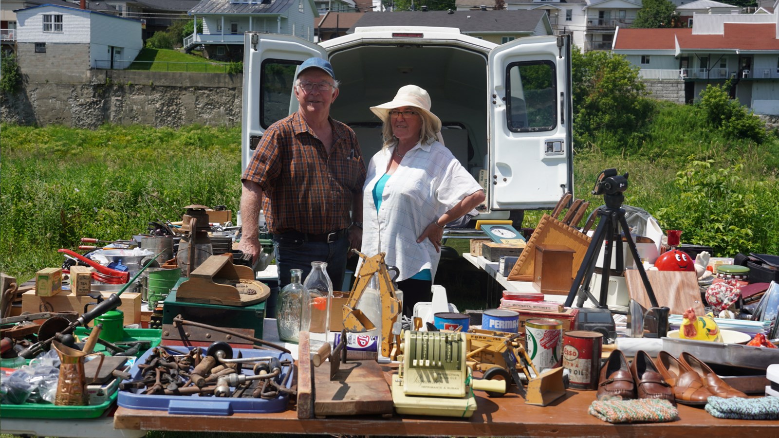 Pascal Goyette présente le Grand marché sur l'île Ronde à Beauceville