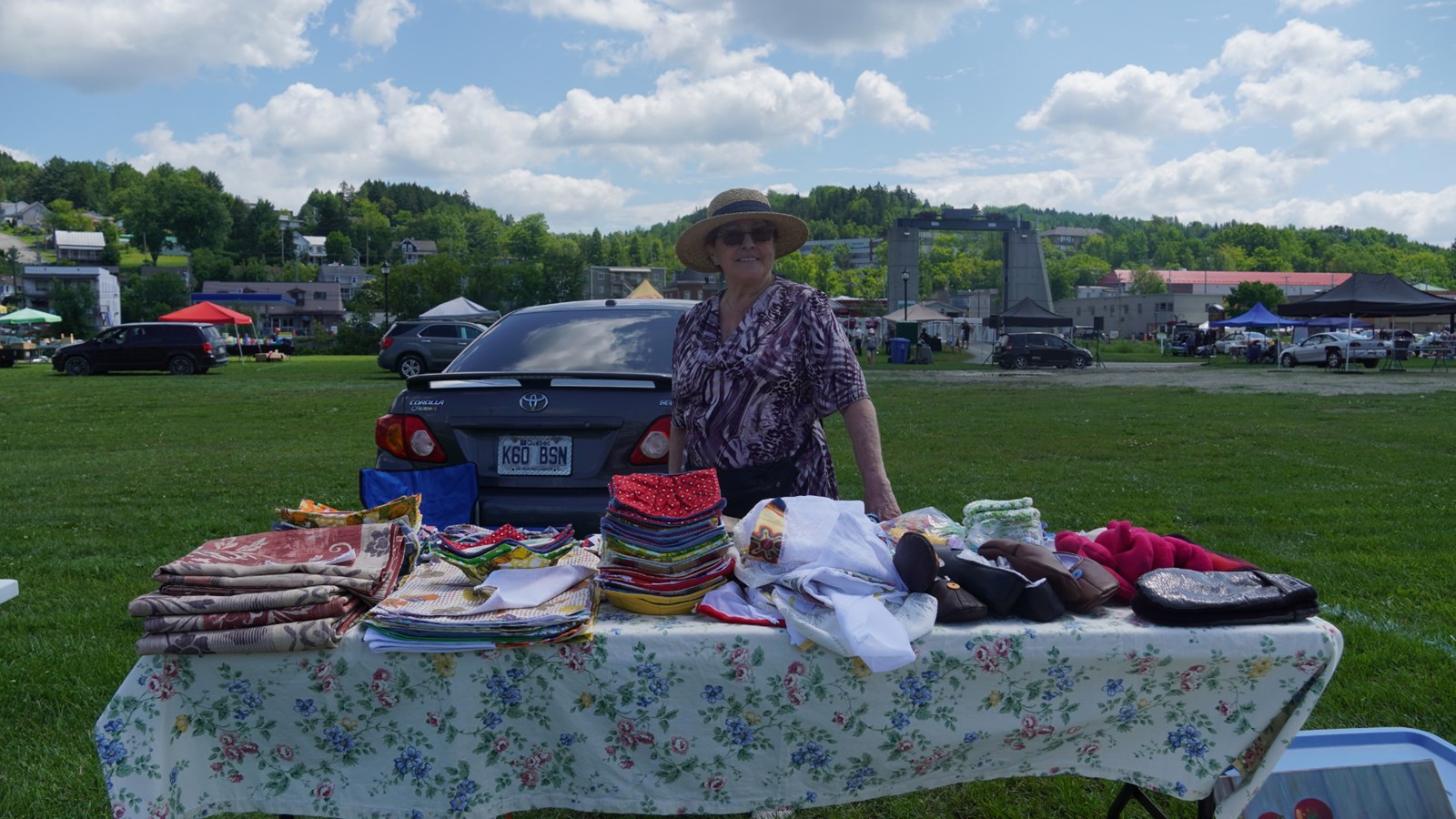 Pascal Goyette présente le Grand marché sur l'île Ronde à Beauceville
