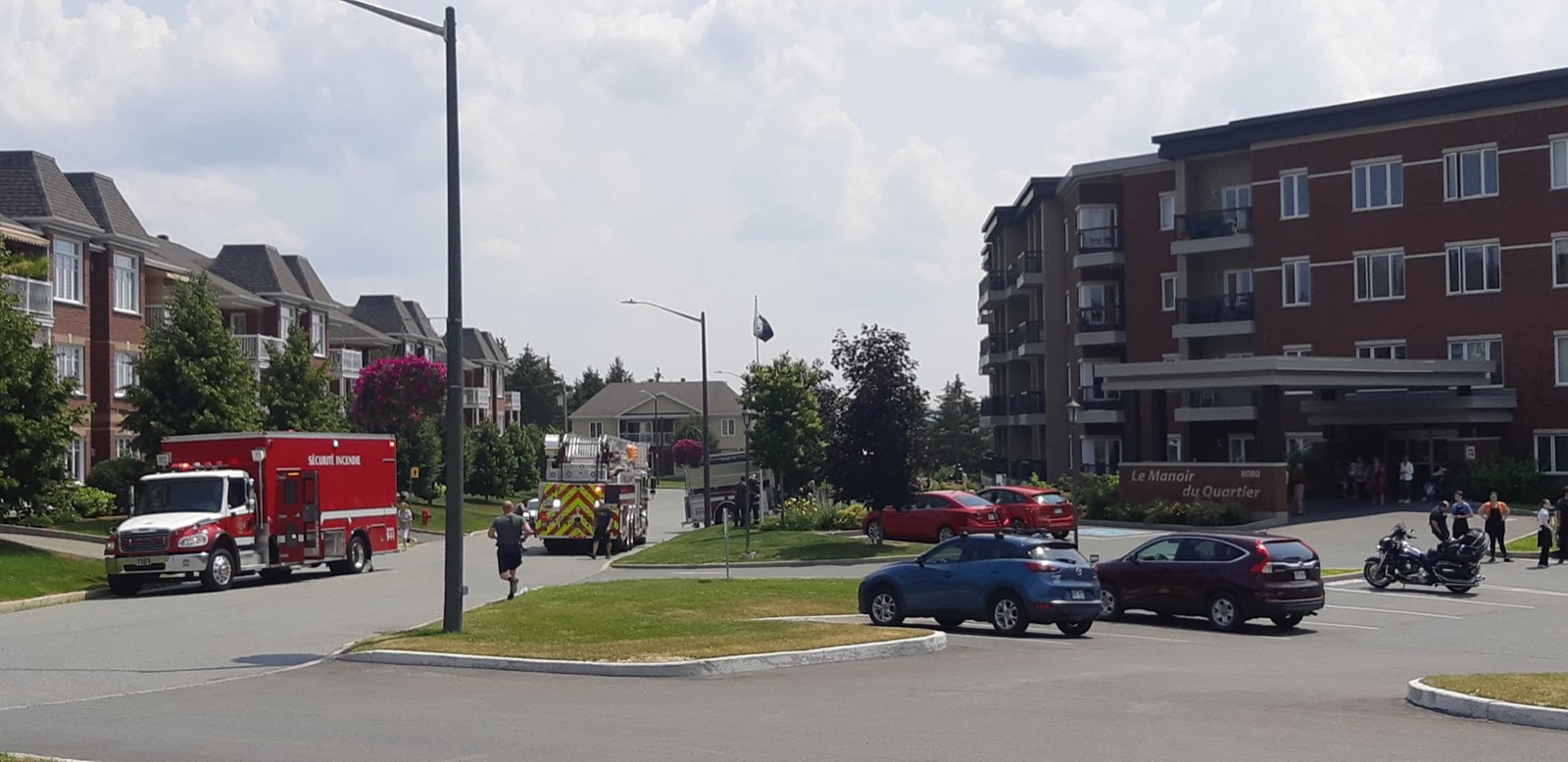 Des résidents du Manoir du quartier évacués 