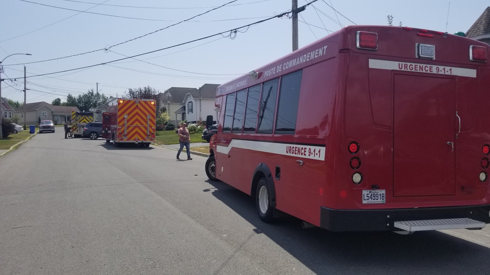 Un incendie rapidement maîtrisé sur la 9e Avenue à Saint-Georges