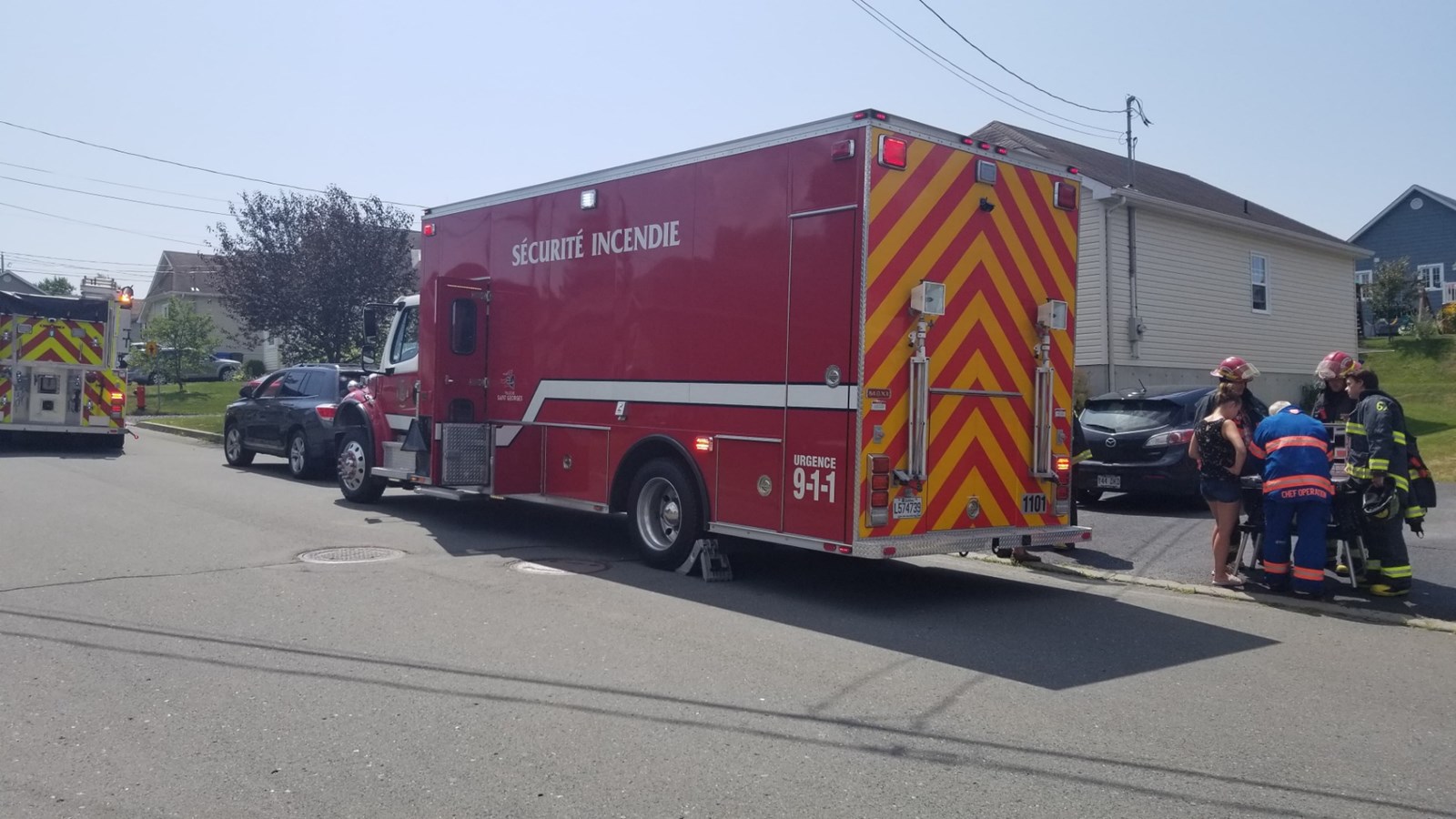 Un incendie rapidement maîtrisé sur la 9e Avenue à Saint-Georges