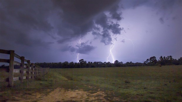 Veille d'orages violents pour l'après-midi et la soirée
