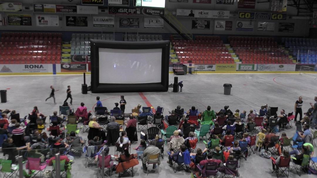 Normand DeLessard présente la soirée cinéma plein air de Saint-Georges