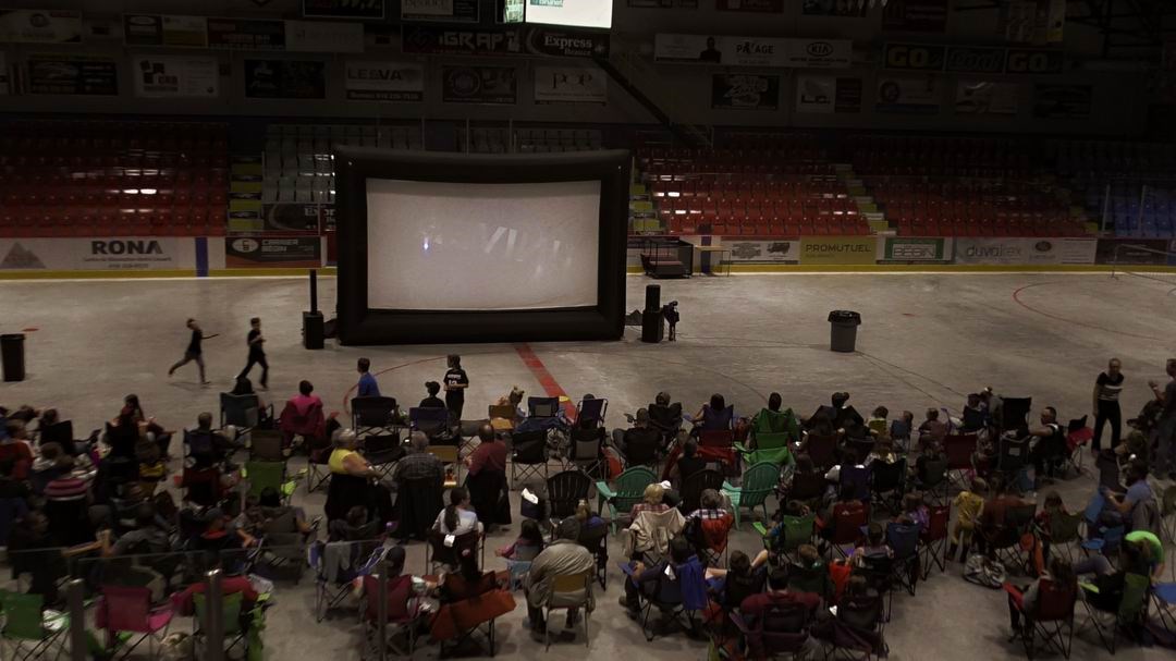 Normand DeLessard présente la soirée cinéma plein air de Saint-Georges