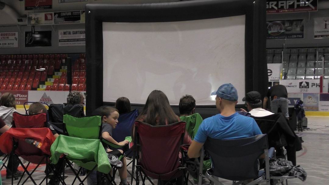 Normand DeLessard présente la soirée cinéma plein air de Saint-Georges
