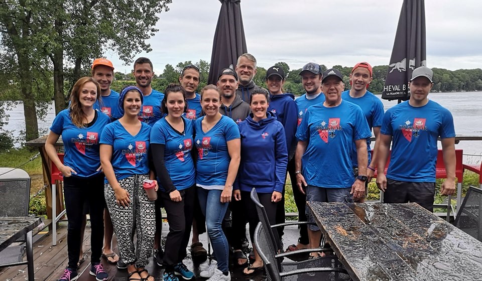 Le Drakkar de Beauce et le Club Canotage Beauce ont participé à une course à Trois-Rivières
