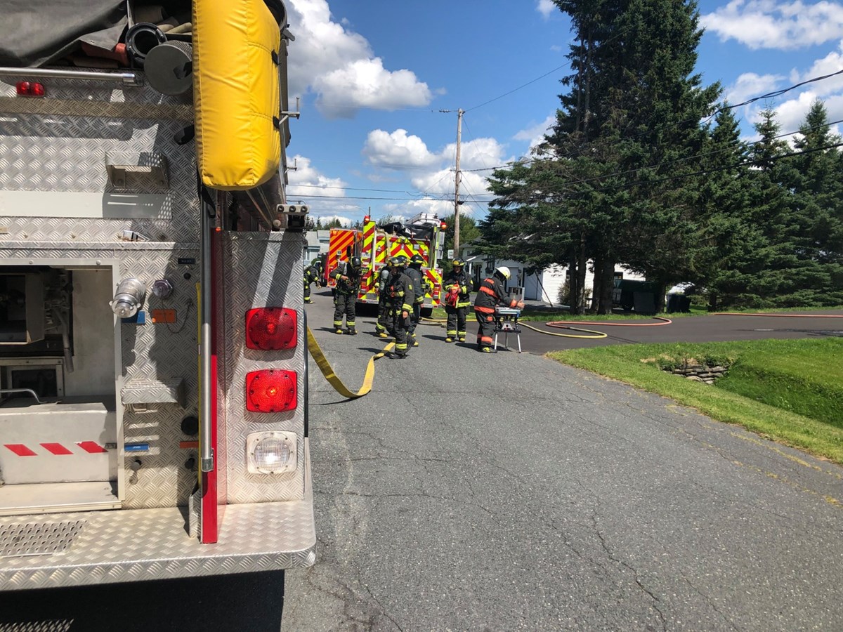 Feu de résidence dans la 135e Rue à Saint-Georges