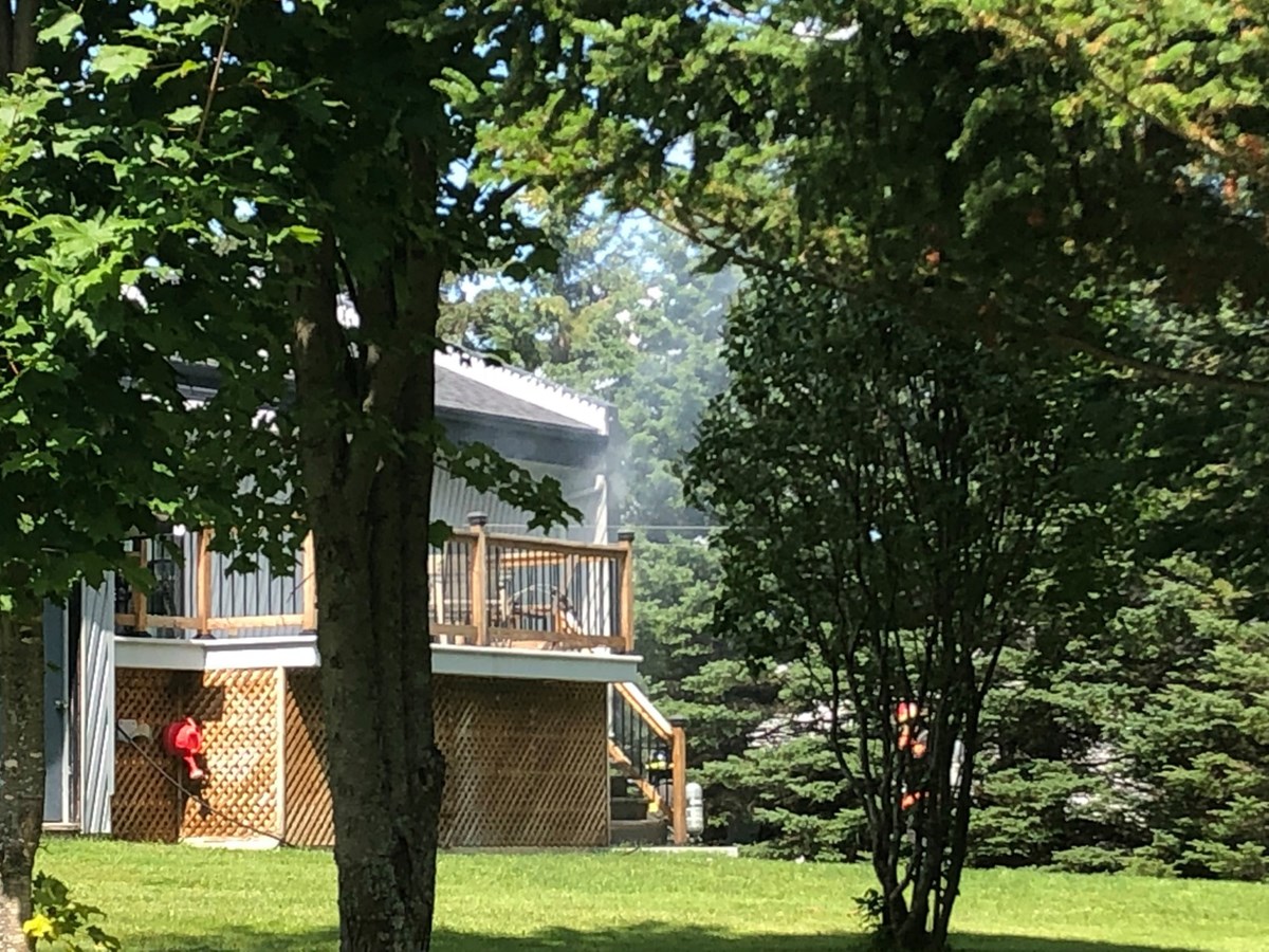 Feu de résidence dans la 135e Rue à Saint-Georges