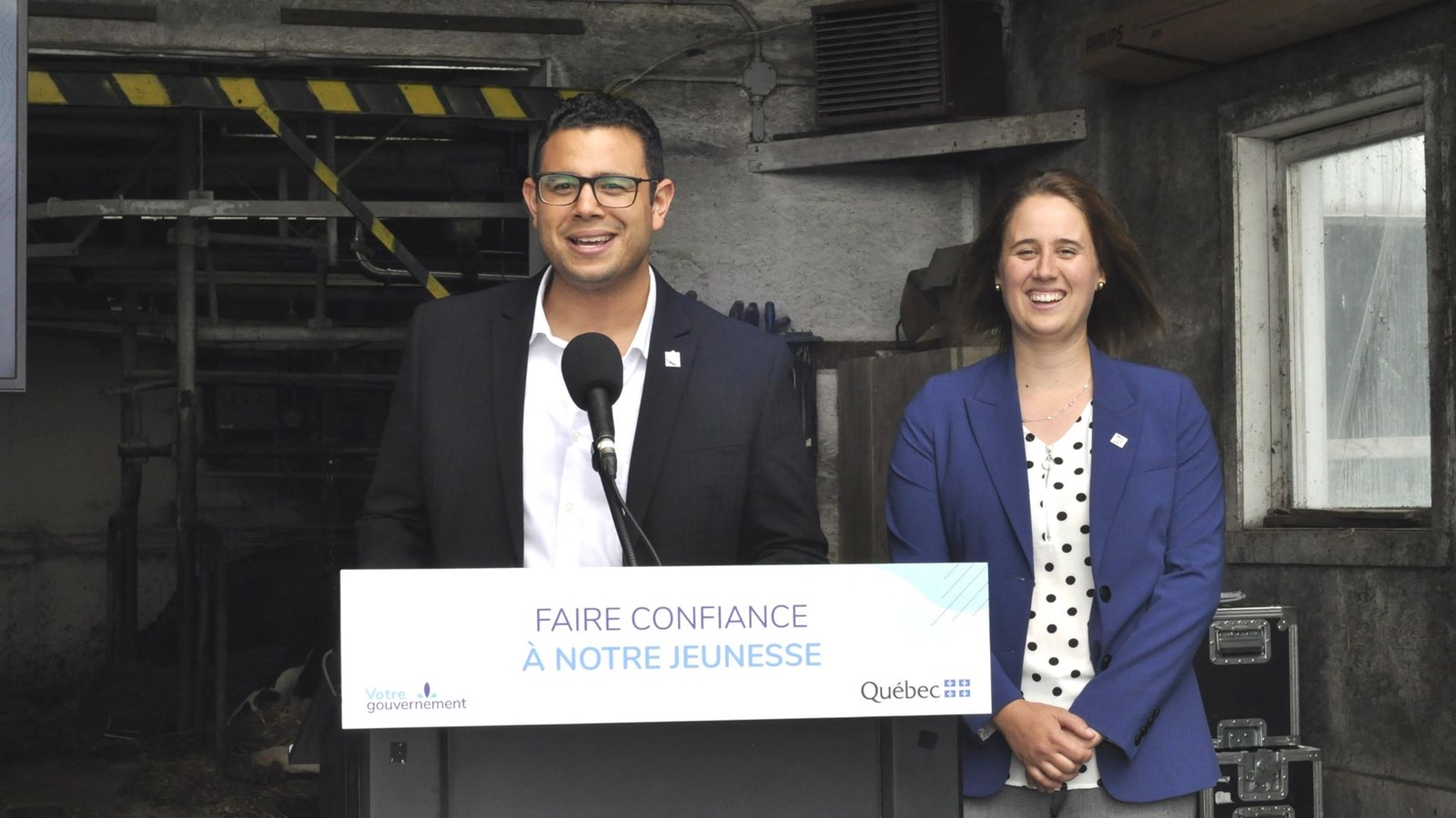 Samuel Poulin et Julie Bissonnette