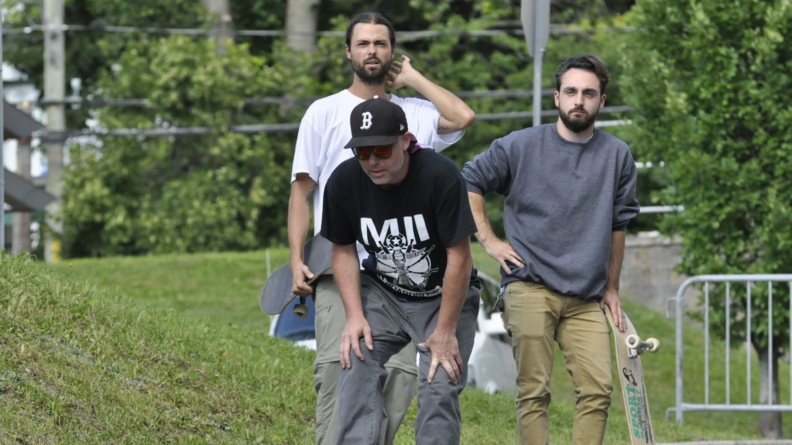 Une compétition de skateboard dans la 113e rue