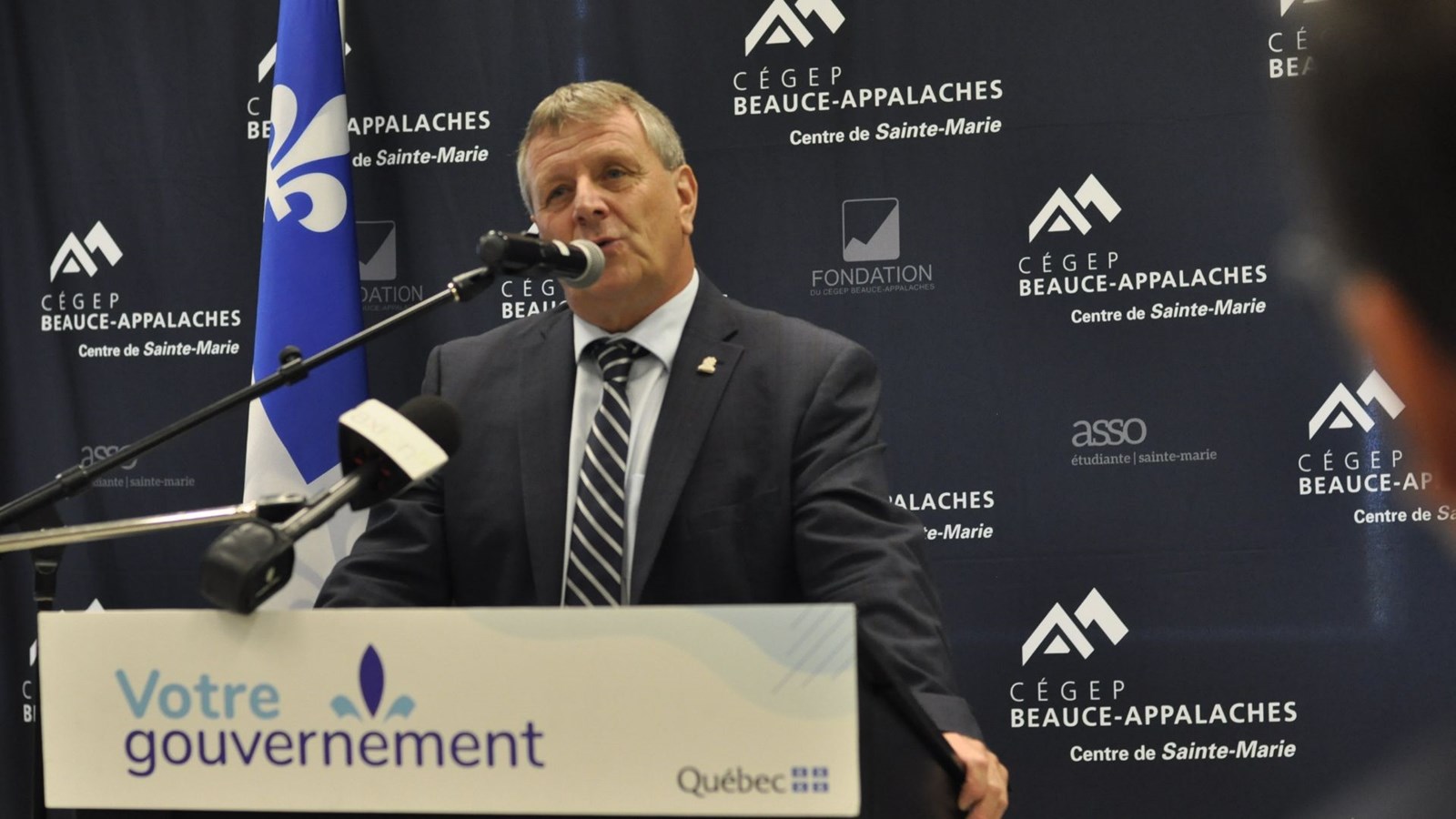 le maire de la Ville de Sainte-Marie, Gaétan Vachon