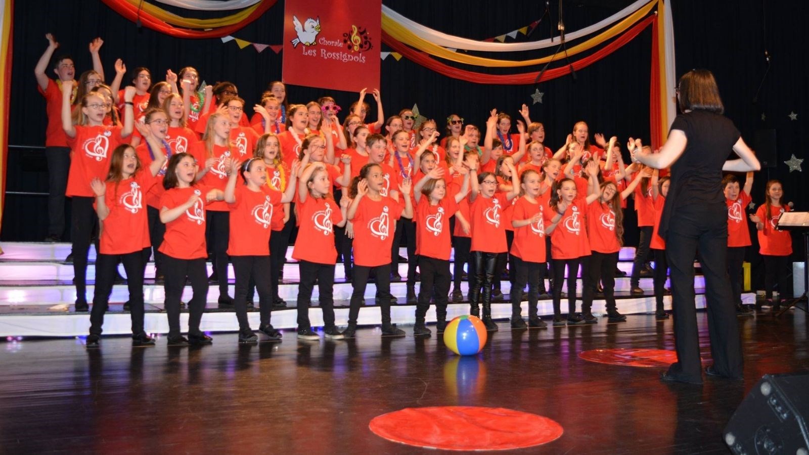 Lors du spectacle printanier en avril 2019.