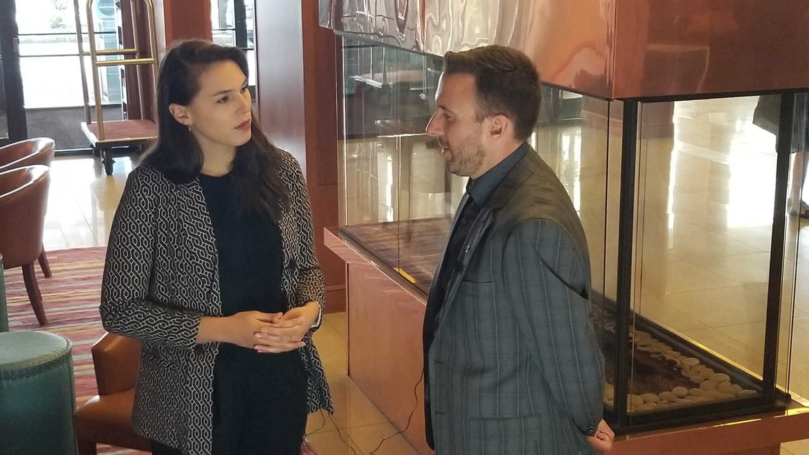 Le candidat bloquiste, Guillaume Rodrigue, veut intéresser les jeunes à la politique.
