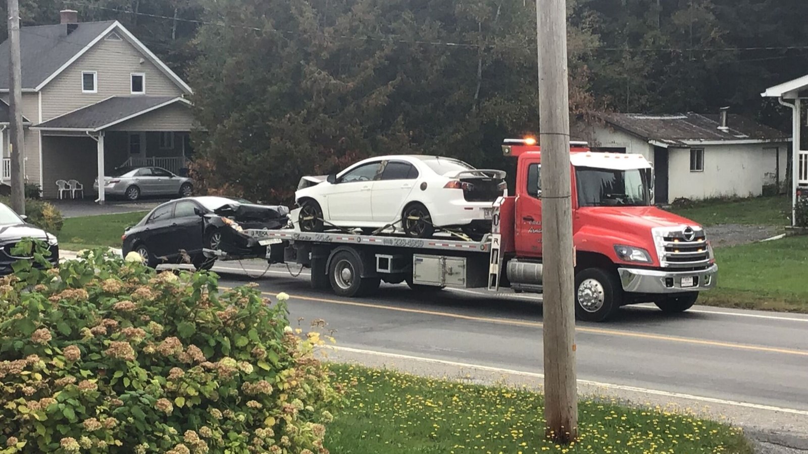 Une collision sur la 175e Rue à Saint-Georges