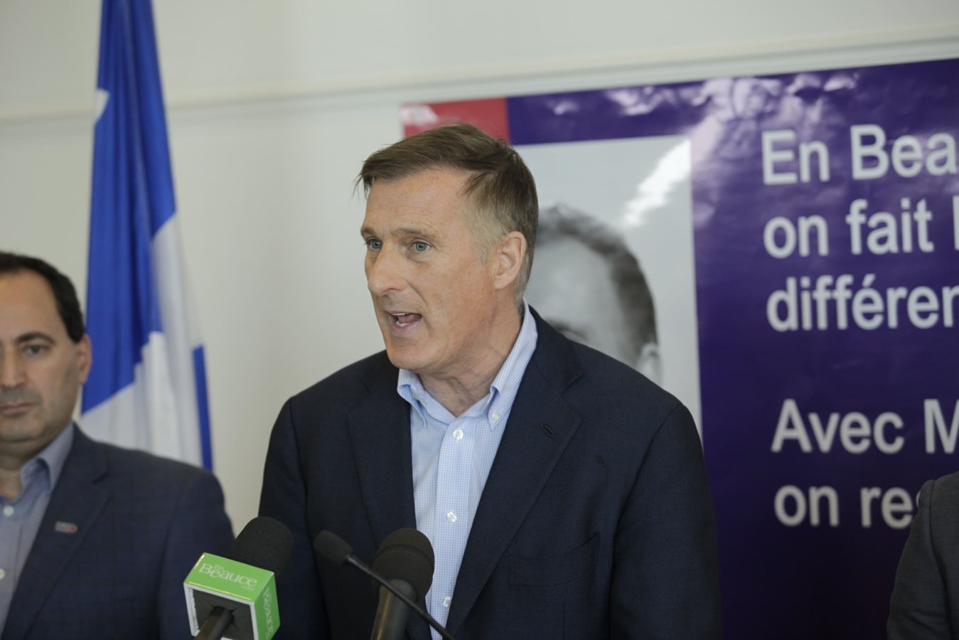 Le chef du Parti populaire du Canada, Maxime Bernier