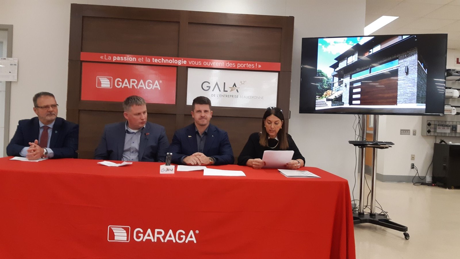 Serge Vigneault, Martin Gendreau, Olivier Morin et Annie Gilbert 