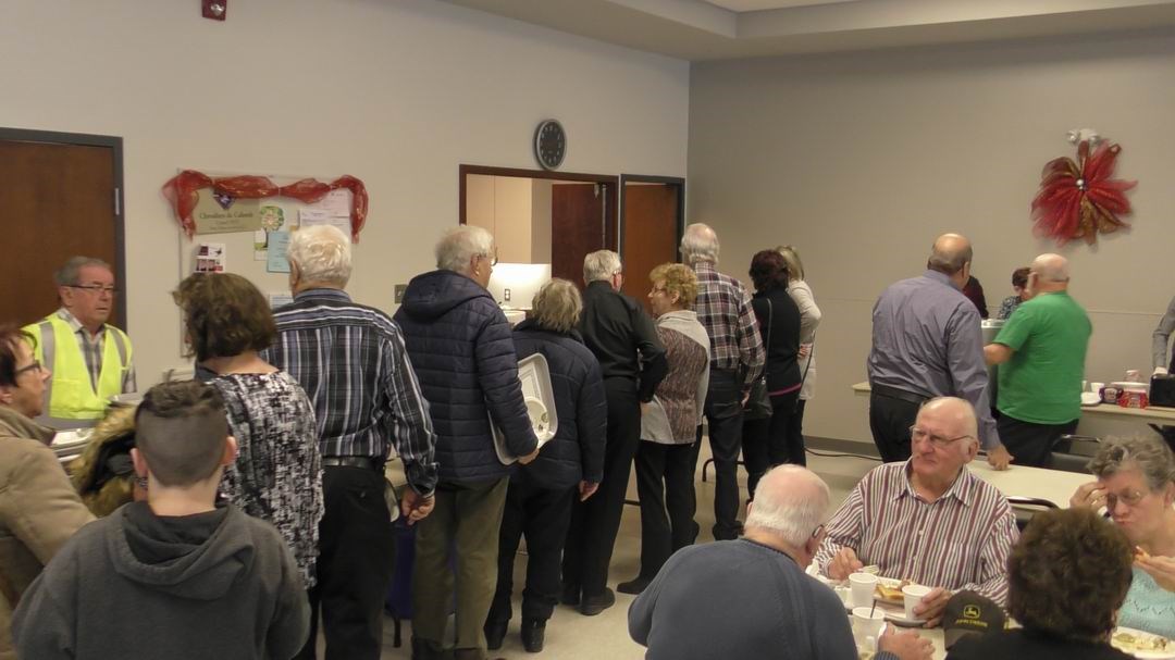 Normand DeLessard présente le déjeuner des Chevaliers de Colomb de Notre-Dame-des-Pins 2019