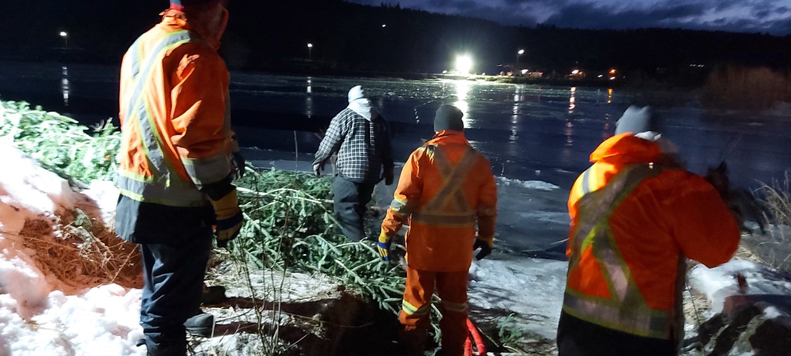 Beauceville: une estacade installée pour Noël?