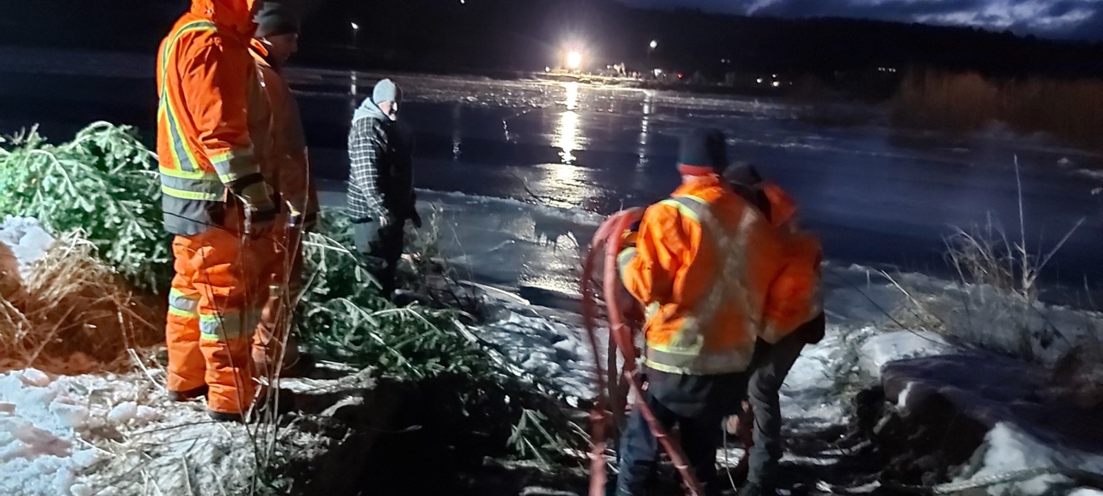 Beauceville: une estacade installée pour Noël?