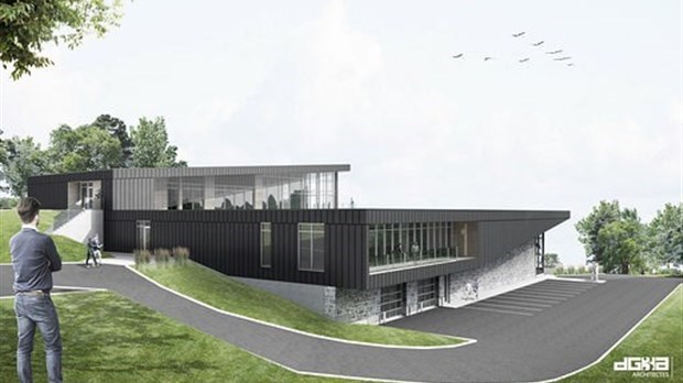 Plan de la future caserne sur le boulevard Lacroix.